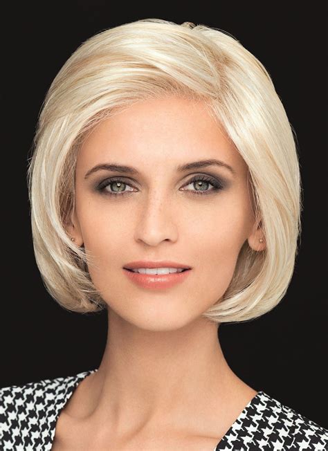 Short Classic Bob Lace Front Blonde Human Hair Wigs