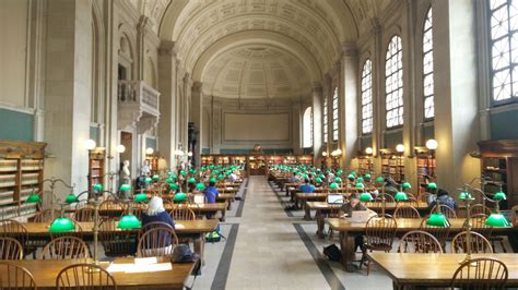 Boston Public Library In Boston Ma