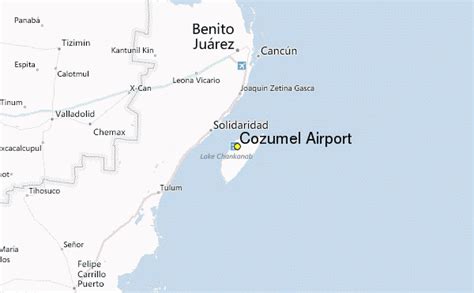 Cozumel Airport Map