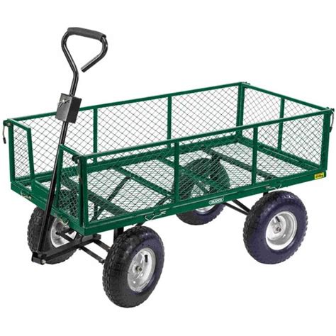 Draper Heavy Duty Steel Mesh Cart 450kg Garden Street