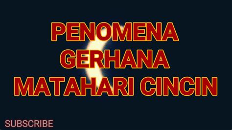Kamis (10/06) ini, pertunjukan akan dimulai di sebagian besar belahan peristiwa ini disebut juga gerhana matahari cincin, ketika bulan bergerak melintasi matahari tapi tidak sepenuhnya menghalangi cahayanya. Fenomena Gerhana Matahari Cincin #gerhanamatahari #viral # ...