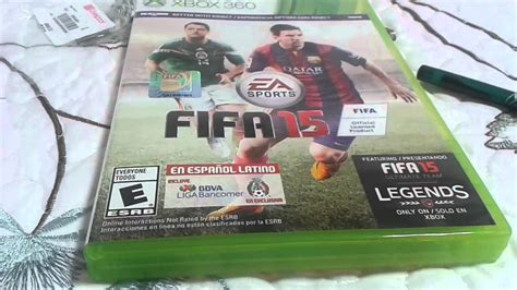 Unboxing De Fifa 15 Xbox 360 Emilianoel92 Youtube