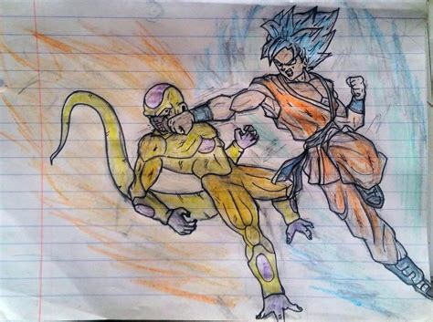 Ssgss Goku Vs Golden Frieza By Malikisvengeance On Deviantart