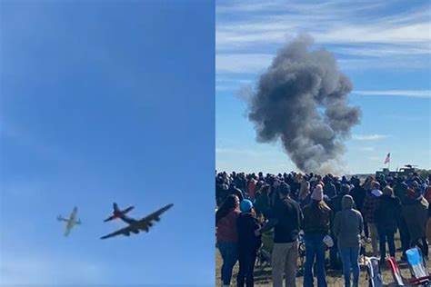 Two Planes Crash Against Each Other At Texas Airshow Both Pilots
