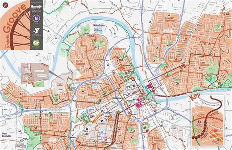 Nashville Map Map Of Nashville Tennessee Hebstreits Sketches Get