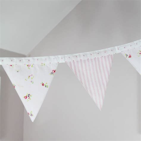 Pink Bedroom Bunting Garland By Lime Tree London