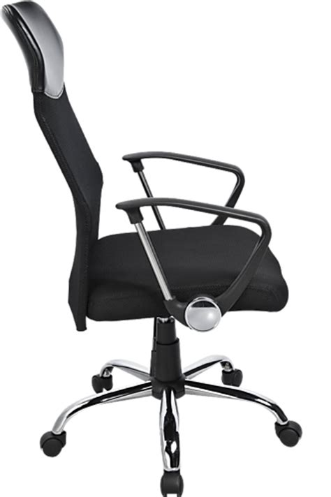Avior Ergonomic Mesh Leather Office Chair Black My Furniture Store