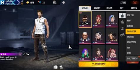 Buy free fire diamonds instant top up. Without 599 Diamonds, Can We Buy Free Fire Character DJ ...