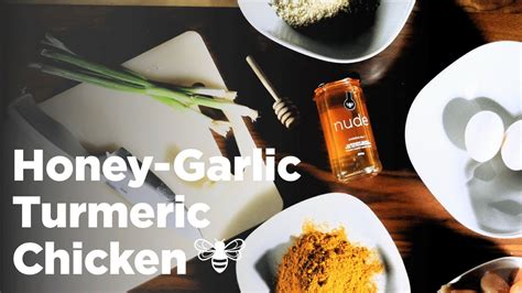 Honey Garlic Turmeric Baked Chicken Recipe Nude Bee Honey Youtube 15470