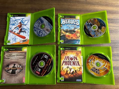 Original Xbox Games Lot Ssx3 Heroes Of The Pacific Dead Mans Hand
