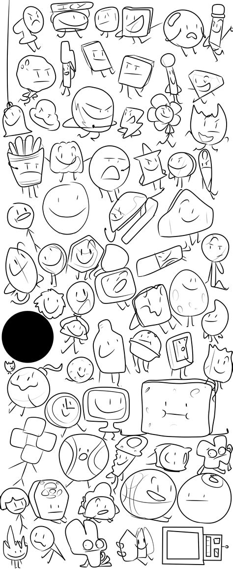50 Best Ideas For Coloring Bfb Coloring Sheet