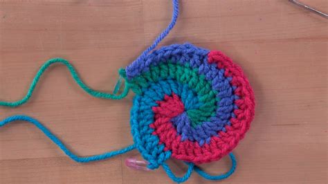 Multicolored Spirals In Crochet Creative Crochet Corner