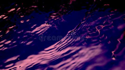 Blue Water Mirror Abstract Background Of Rippled Water Surface Stock