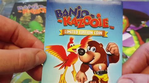Banjo Kazooie Limited Edition Collector Coin Gold Silber Edition