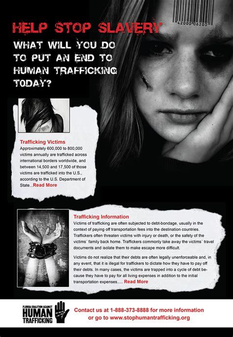 human trafficking campaign on behance