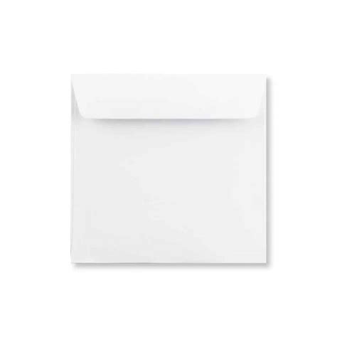 Pure White Peelseal Envelope 155mm X 155mm 120gsm White Wallet Flap