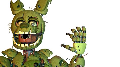 Springtrap Render Transparent By Papercraft4you On