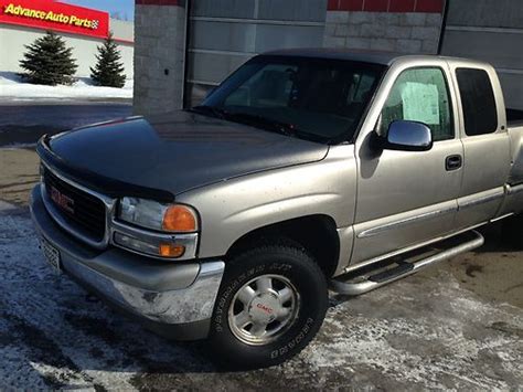 Purchase Used 1999 Gmc Sierra 1500 4x4 Extended Cab Pickup 3 Door 53l