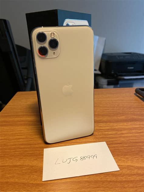 Apple Iphone 11 Pro Max Atandt Silver 64gb A2161 Lujg88999 Swappa
