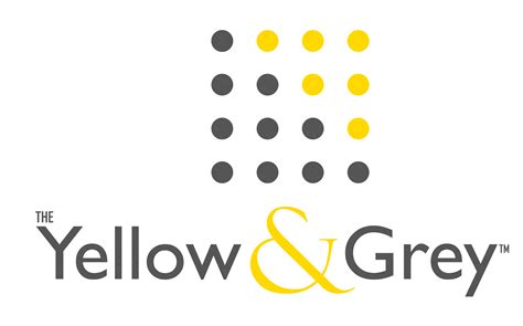 Grey Yellow Circle Logo Logodix