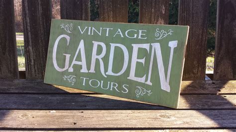 primitive-wood-sign-vintage-garden-tours-sign-wood-rustic-sign-country-sign-farmhouse-sign