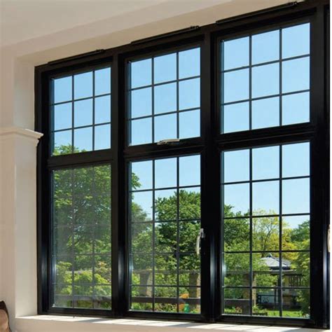 Black Powder Coated Aluminium Casement Window At Rs 380square Feet In