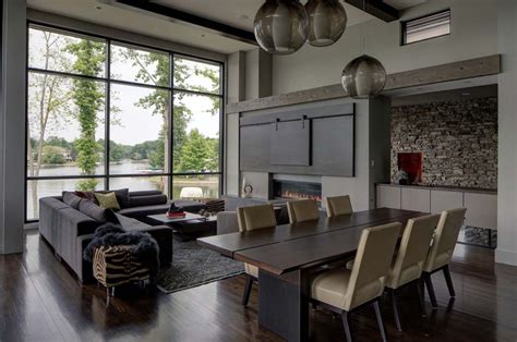 Inspired By Nature Impressive Contemporary Rustic Home In Indiana