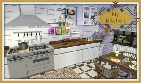 But it won't be for much longer after you've installed this fantastic mod. Sims 4 - My Kitchen - Dinha