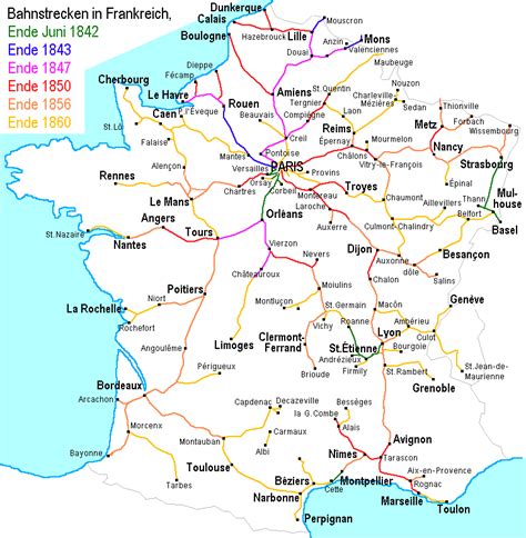 Geschichte Der Eisenbahn In Frankreich