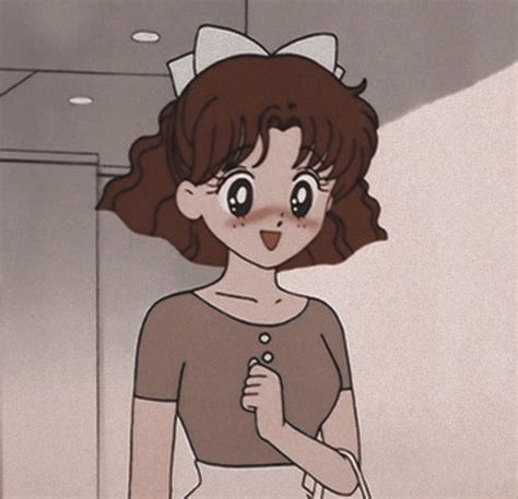 Anime Girl With Brown Hair Pfp