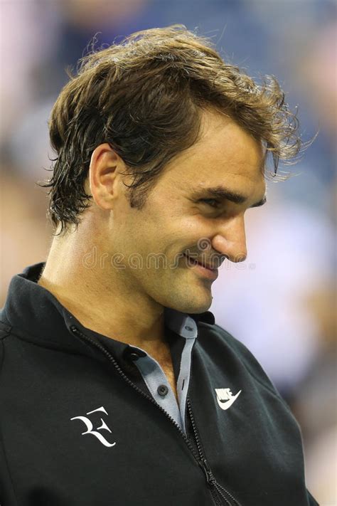 Seventeen Times Grand Slam Champion Roger Federer After Quarterfinal