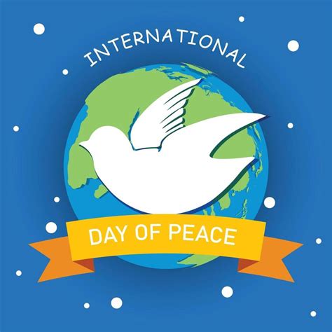 International Peace Day Illustration Concept Present Peace World
