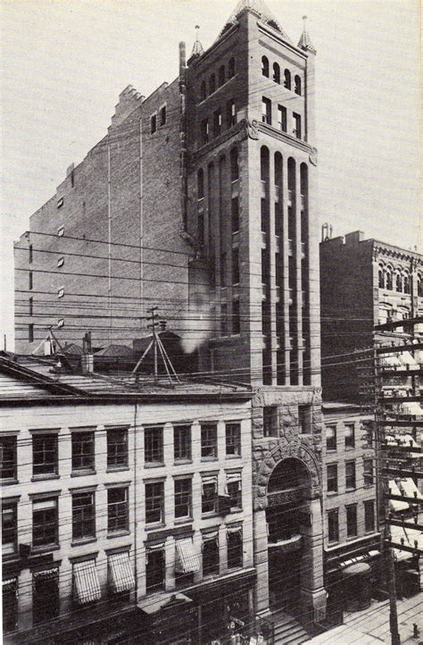 Historia De Los Rascacielos De Nueva York Manhatatan En 1889 El