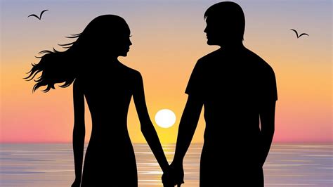 Boy And Girl In Love Sunset Wallpapers Wallpaper Cave