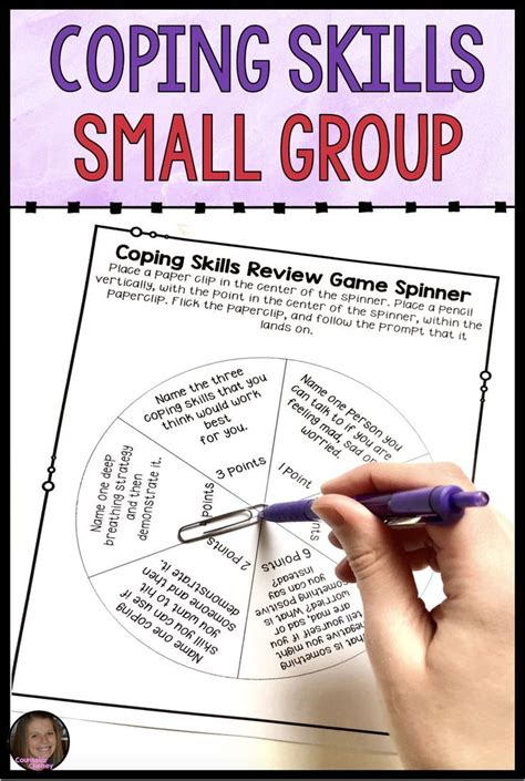 Coping Skills Activities For Small Group Counseling Lessons No Prep