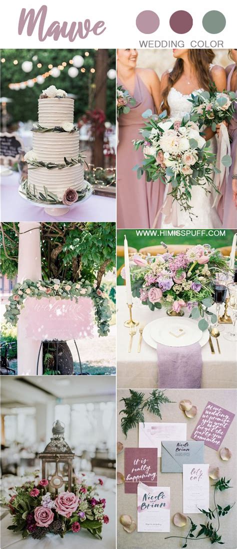40 Purple Mauve Wedding Color Ideas 2023