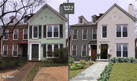 20 Painted Brick Houses To Inspire You In 2020 Blog Brickandbatten