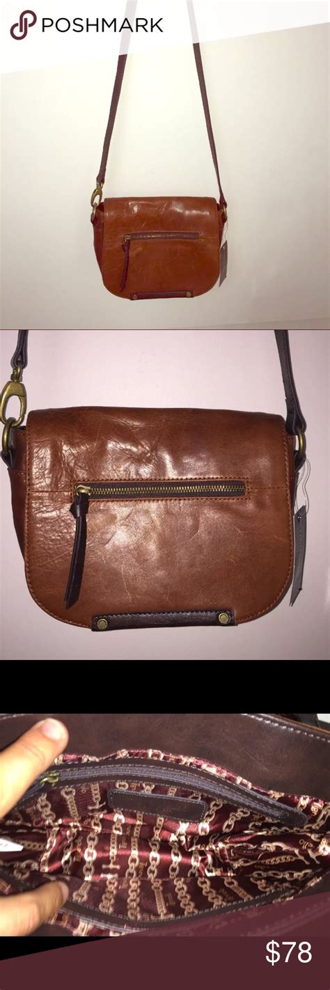 Nwt Authebtic Tignanello Leather Crossbody Bag Crossbody Saddle Bag