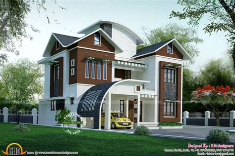 203 Sq M Contemporary Mix House Kerala Home Design And Floor Plans