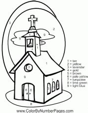 church colouring pages coloring home