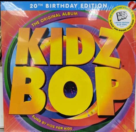 Kidz Bop Sung By Kids For Kids 20th Birthday Edition Blue Lp New