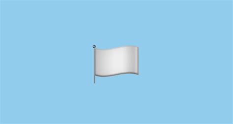 🏳️ White Flag Emoji On Apple Ios 132