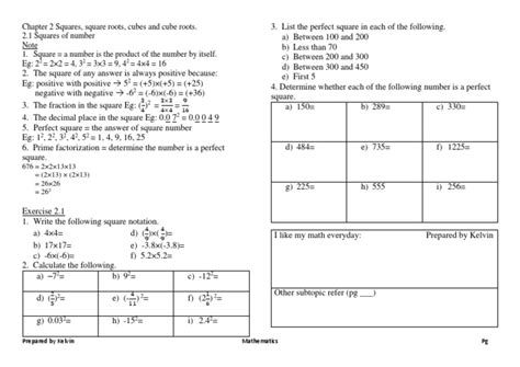 The length of a rectangle is 5 cm longer than the breadth. Form 2 Mathematics Notes +Exercise By Kelvin - Chapter 2