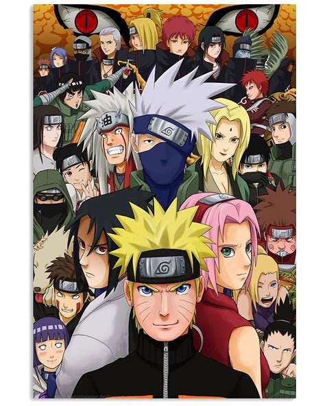 New Poster Naruto Shippuden Characters Naruto Shippuden Anime