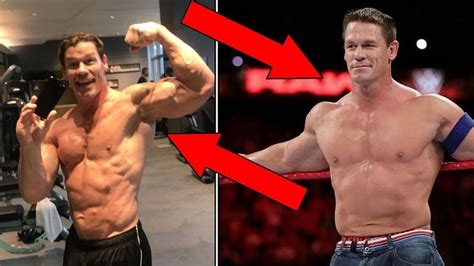 WWE News Check John Cena S Body Transformation In 20 Years