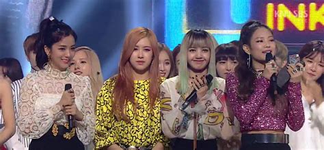 blackpink wins inkigayo with whistle performances by exo nct 127 vixx and more soompi