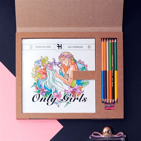 T Set Erotic Colouring Book Only Girls And Etsy