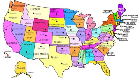 printable us map with states and capitals labeled save us