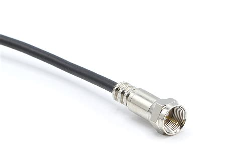 Thin Coax Cable Black Rg58 Coaxial Cable For Directv Satellite Catv