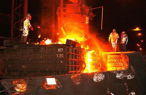 Ironworks Blast Furnaces Steel Steel Mill Heavy Industry